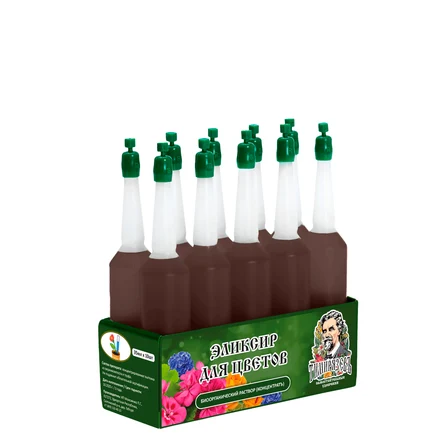 Жидкое органическое удобрение для  комнатных растений - Эликсир для цветов