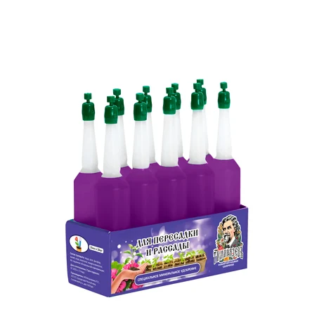 Жидкое минеральное удобрение для пересадки и рассады